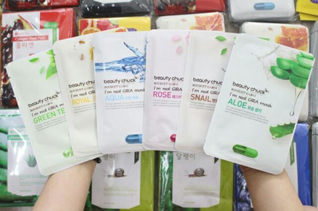 Combo10 mặt nạ Beauty Chuck I’m Real Gira Mask 😘