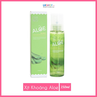 [CHÍNH HÃNG HÀN QUÔC] Xịt Khoáng The Rucy Aloe 150ml