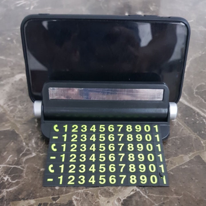 Bảng số kiêm giá đỡ điện thoại trên taplo ô tô BSDT-Z1 (HÀNG LOẠI 1)