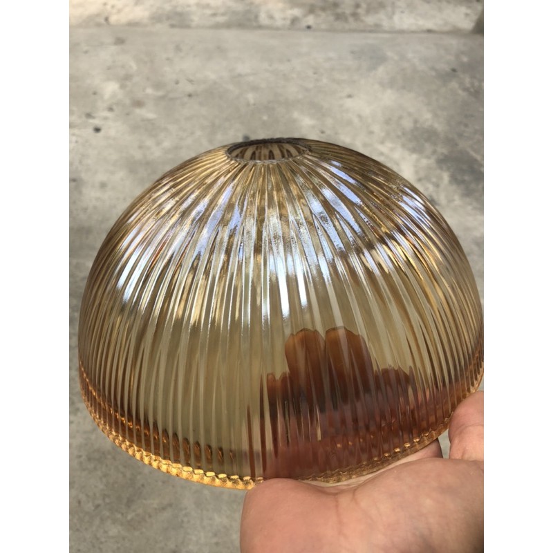 Đèn thả chao thủy tinh vàng TH099