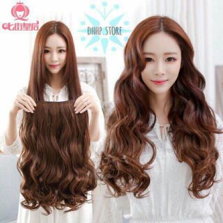 [ẢNH THẬT - SẴN ] TÓC GIÁ XOĂN XÕA KẸP NỬA ĐẦU LÀM GIÀY XOĂN BỒNG BỀNH TÓC  STYLE HÀN QUỐC - LOẠI 1-48CM