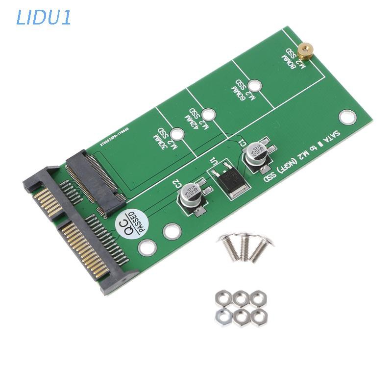 Thẻ Chuyển Đổi Lidu1 Ngff M.2 Ssd Sang 2.5 "Sata 3 Cho Ổ Cứng 30 / 42 / 60 / 80mm M.2 Ssd