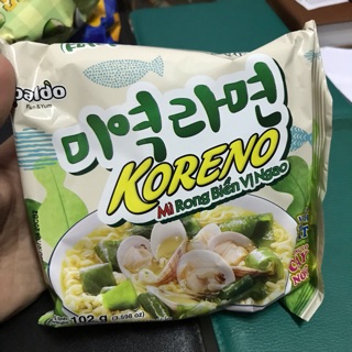 [102 g] Mỳ Nước Paldo Koreno Rong Biển vị Ngao