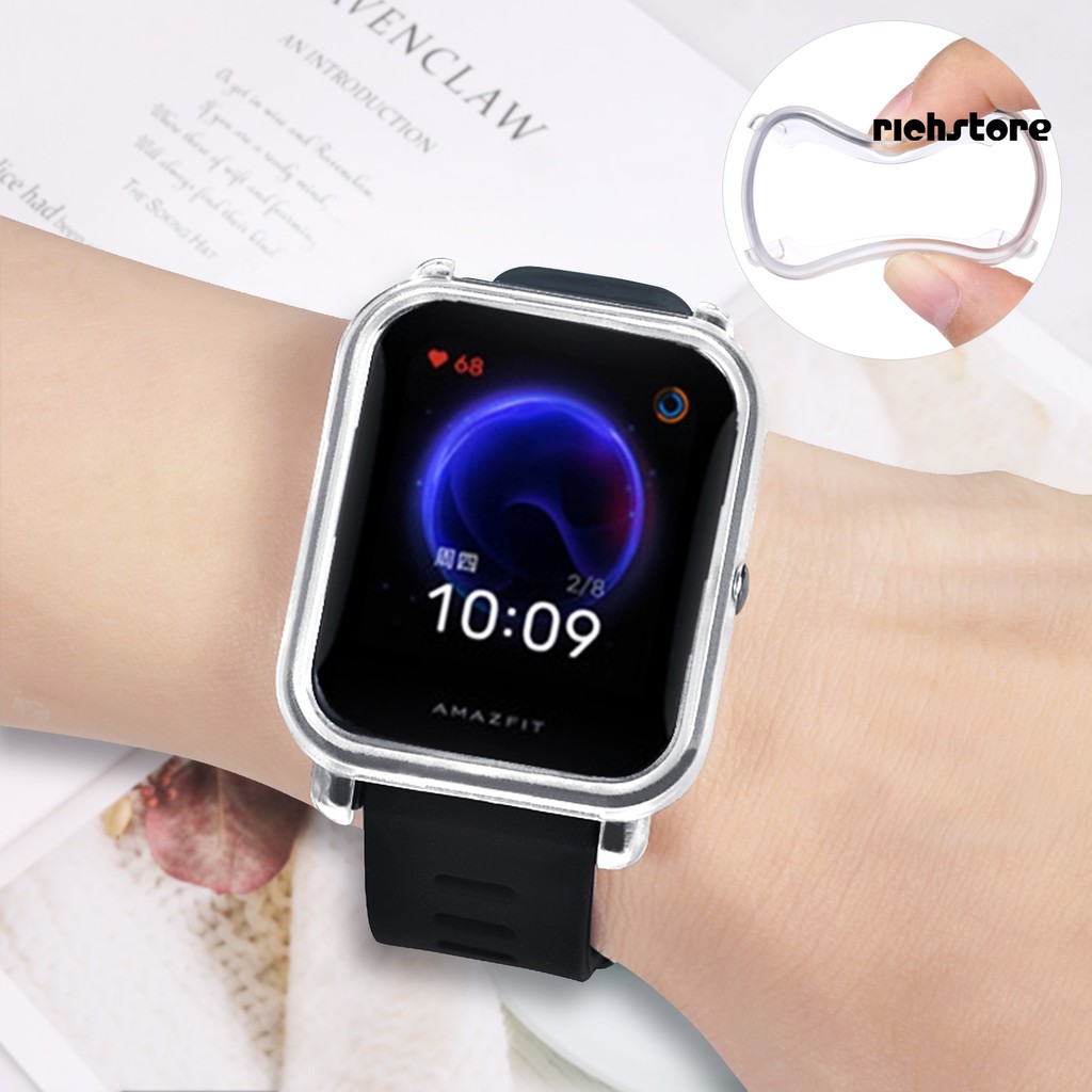 Ốp Tpu Chống Trầy Cho Đồng Hồ Thông Minh Huami Amazfit-Pop