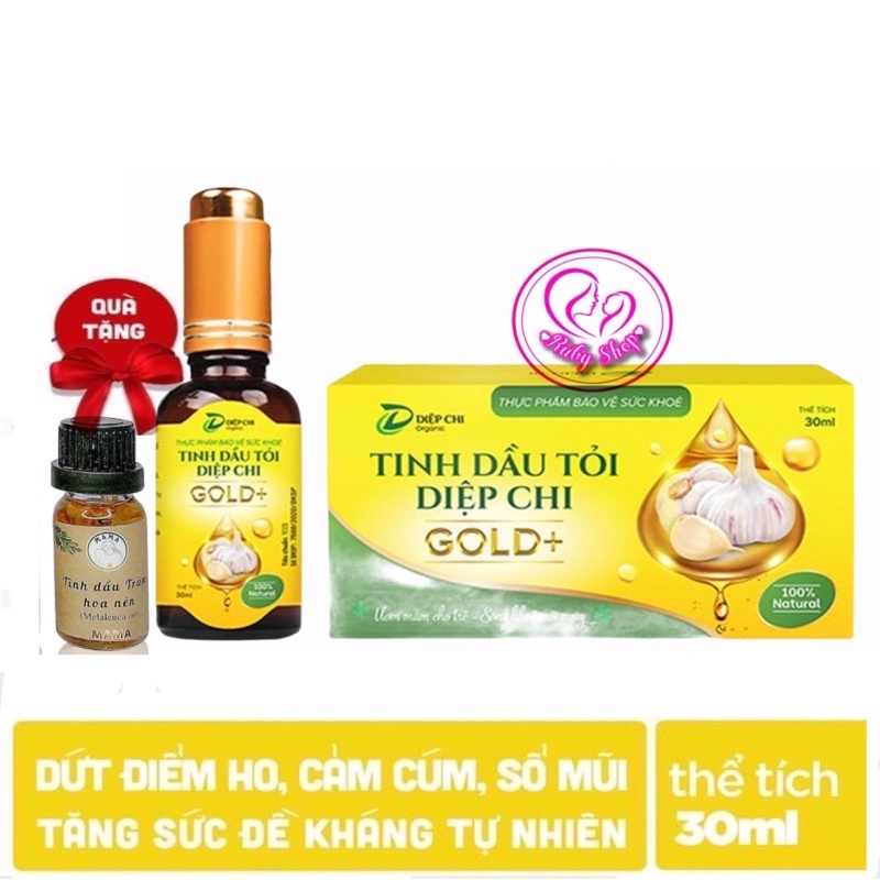 Dầu tỏi Diệp Chi Gold + tặng dầu tràm