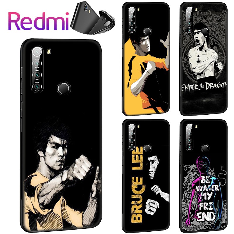 Ốp điện thoại mềm in hình Bruce Lee SH81 cho Xiaomi Redmi Note 8T 8 7 6 5 Pro Poco X2