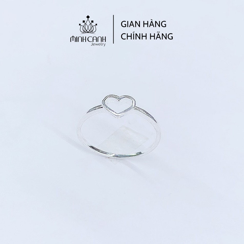 Nhẫn Bạc Nữ Trái Tim Trơn - Minh Canh Jewelry