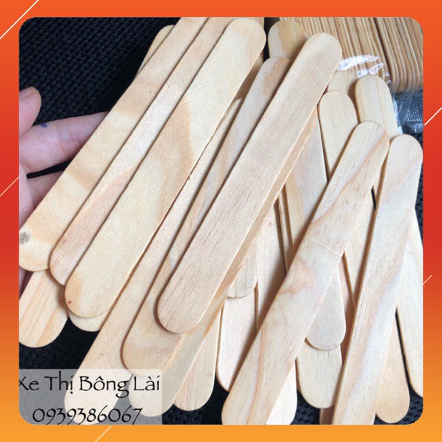Que gỗ wax lông, que đè lưỡi