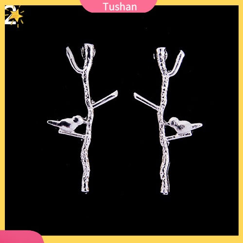 Khuyên tai nữ hình cành cây sáng tạo