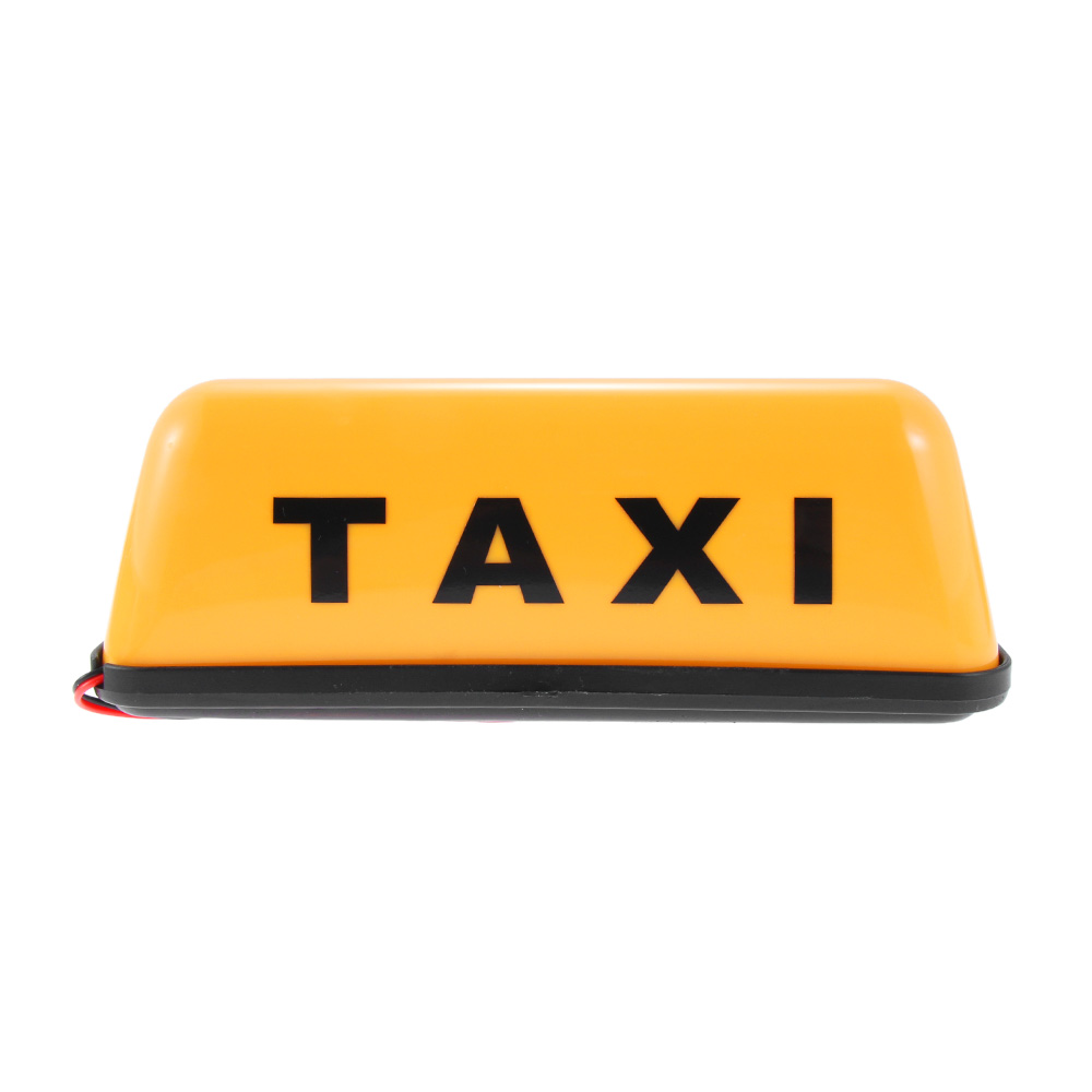 Bảng Hiệu Gắn Nóc Xe Hơi Tự Dính 12v Taxi Màu Vàng Mới