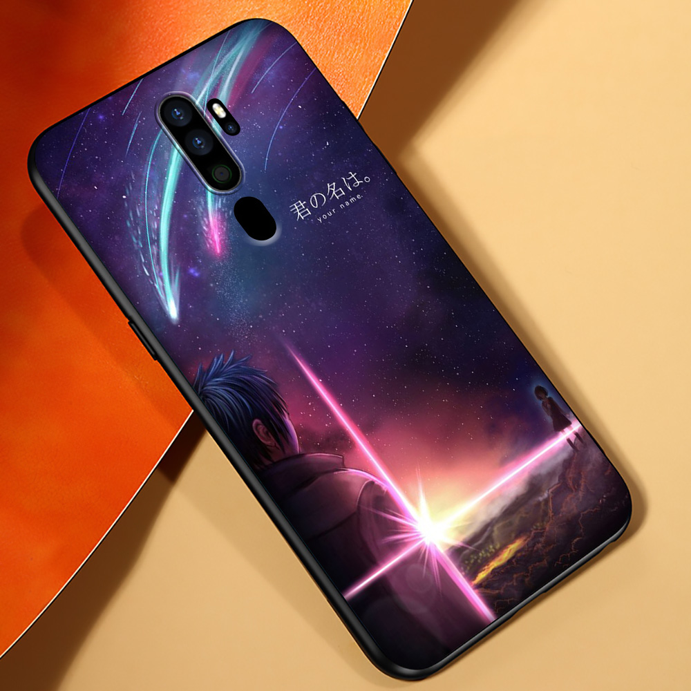 Ốp Lưng Tpu Mềm In Hình Anime Your Name Cho Oppo A15 A15S A54 A94 A95 4g 5g F19 Pro Plus Reno 5lite 5f Find X3 X3Pro Uj129