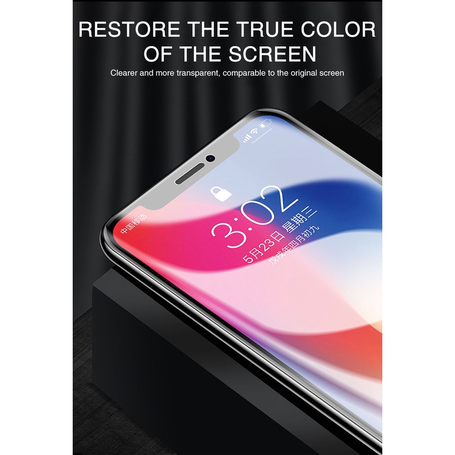 1 Kính Cường Lực Hydrogel Bảo Vệ Toàn Màn Hình Cho iPhone 14 14Plus 13 12 11 Pro Max X XS XR 7 8 Plus