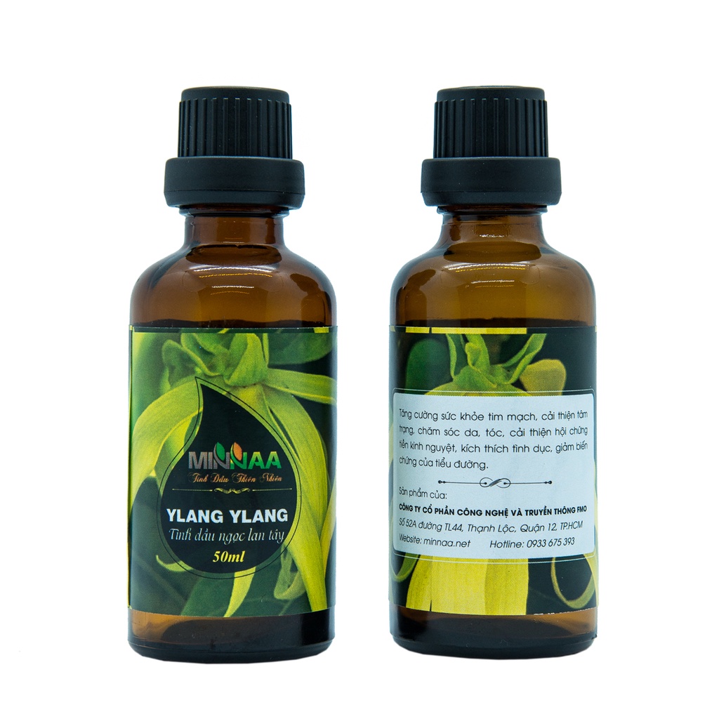 Tinh dầu Ngọc Lan Tây 50ML thương hiệu MINNAA nhập khẩu Ấn Độ, treo xe, xông phòng khử mùi cực tốt