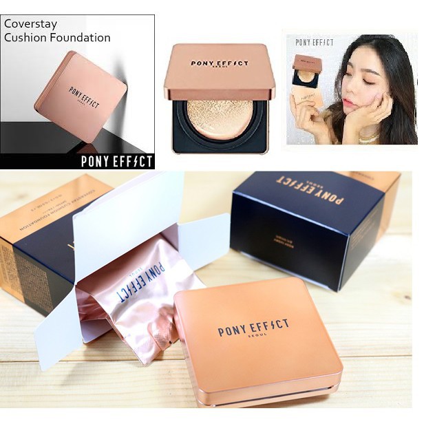 Phấn Nước Pony Effect Coverstay Cushion Foundation SPF 50/PA+++ ( kèm lõi) | BigBuy360 - bigbuy360.vn