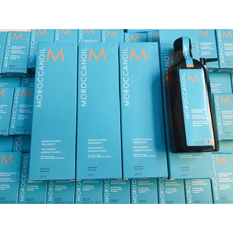 Tinh dầu dưỡng phục hồi tóc hư tổn khô xơ Moroccanoil Treatment Oil 200ml