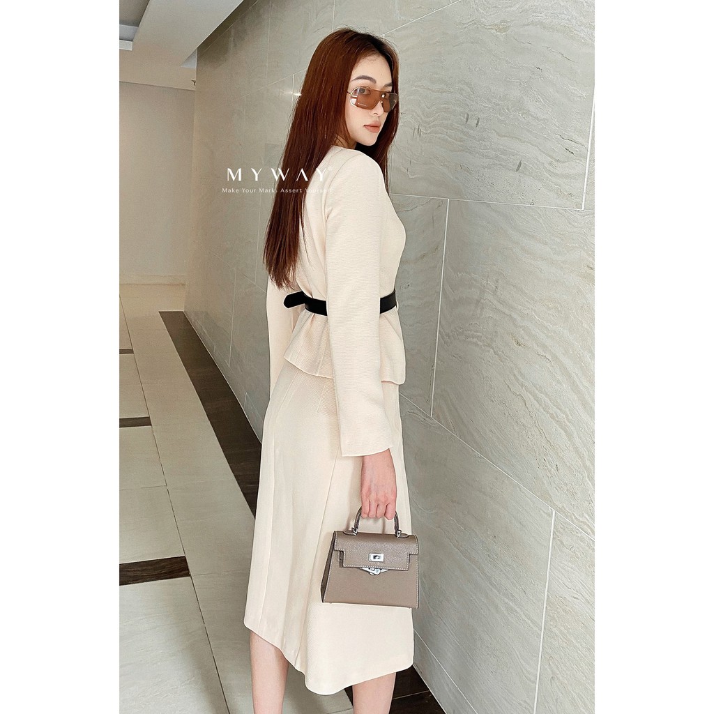 Chân Váy Nữ Công Sở Dáng A Basic Cao Cấp 5MCAB218- MY WAY [CHÍNH HÃNG]