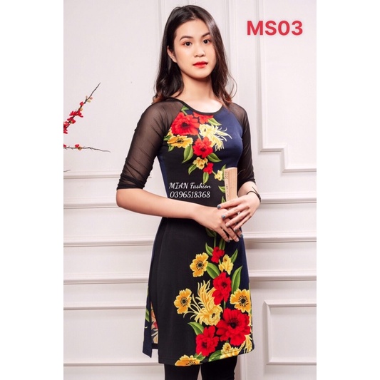 Áo dài cách tân trung niên, áo dài cách tân . cho quý bà