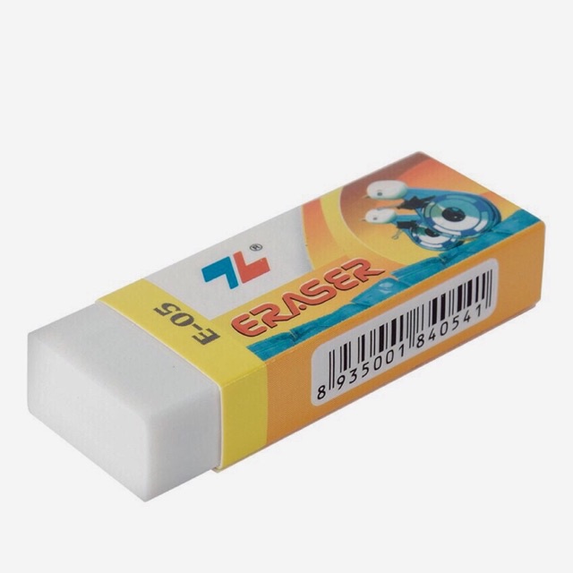 Combo 5 gôm tẩy Eraser Ms E05 Thiên long Ndbooks