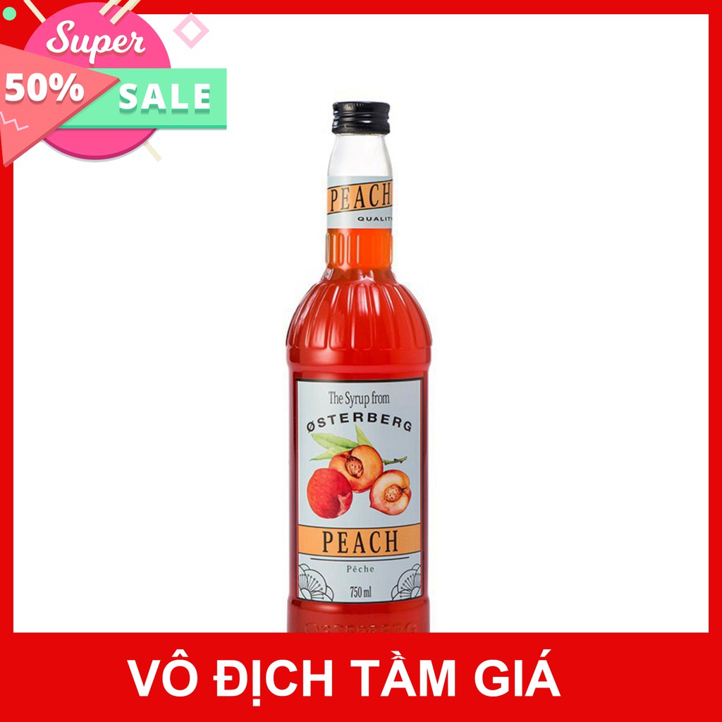 [GIÁ SỈ] Siro Đào Osterberg 750ml - làm trà đào cam sả ngon