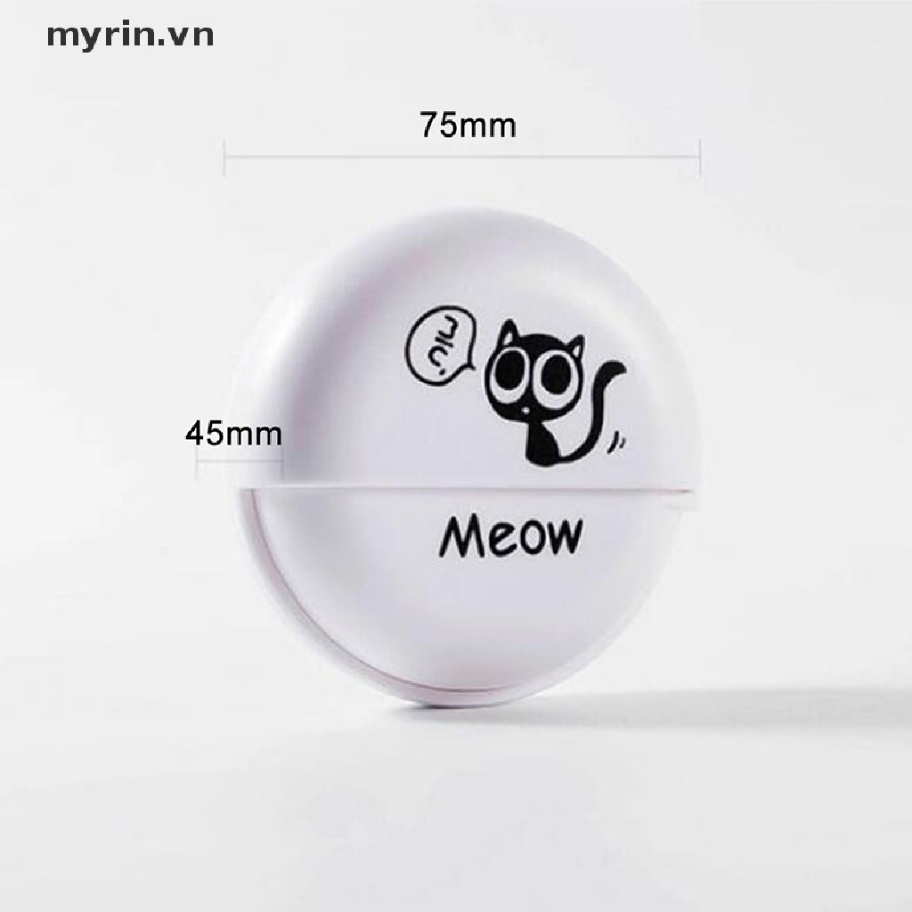 Hộp Tròn Dễ Thương Đựng Dây Cáp Tai Nghe Tiện Dụng