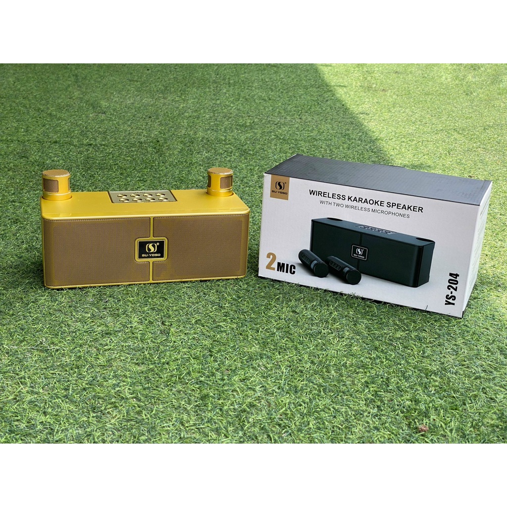 Loa bluetooth karaoke SuYosd YS204 kè 2 mic cự hay
