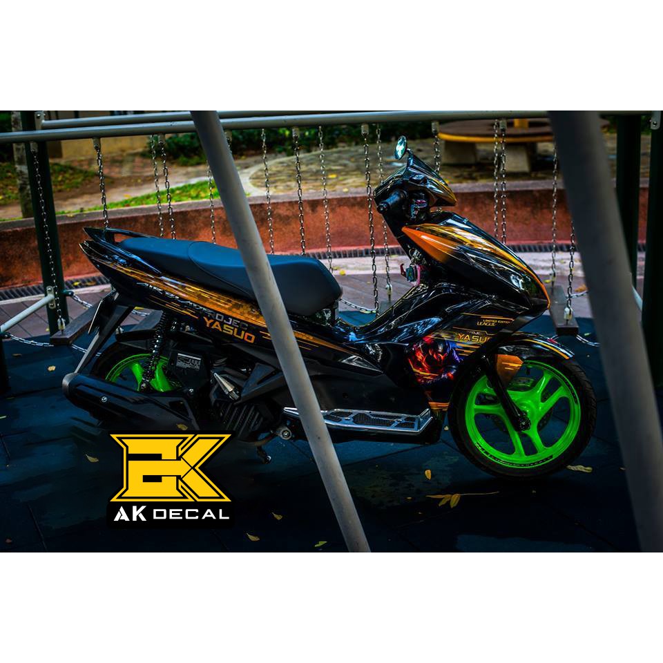 Tem trùm xe Airblade - Mẫu 167