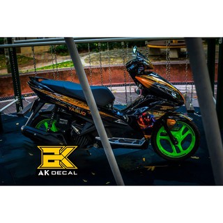 Tem trùm xe Airblade - Mẫu 167