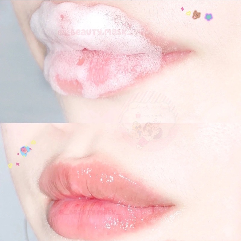 Tẩy tế bào chết sủi bọt cho môi Unpa Bubi Bubi Bubble Lip Scrub - Hàn Quốc