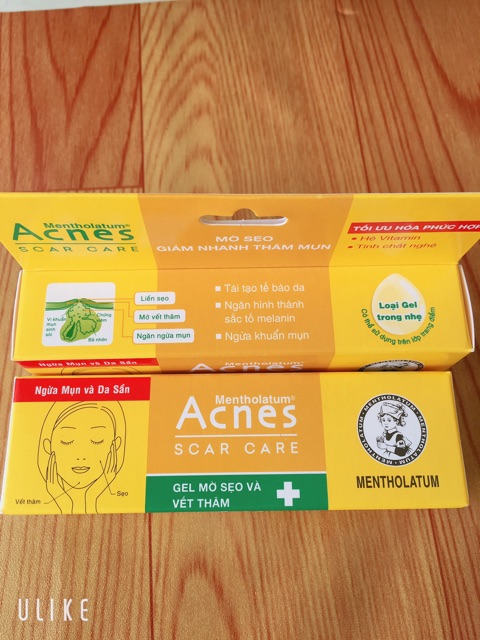 Gel làm mờ sẹo, vết thâm Acnes Mentholatum (12g)