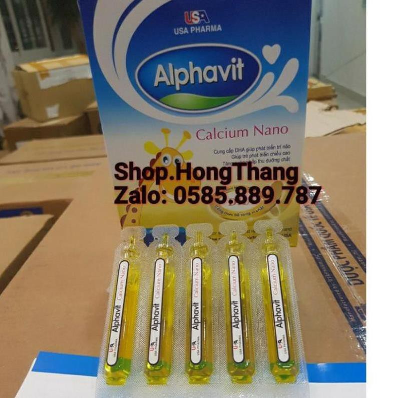 Alphavit Calcium Nano canxi bổ sung canxi cho bé giúp bé phát triển chống còi xương suy dinh dưỡng