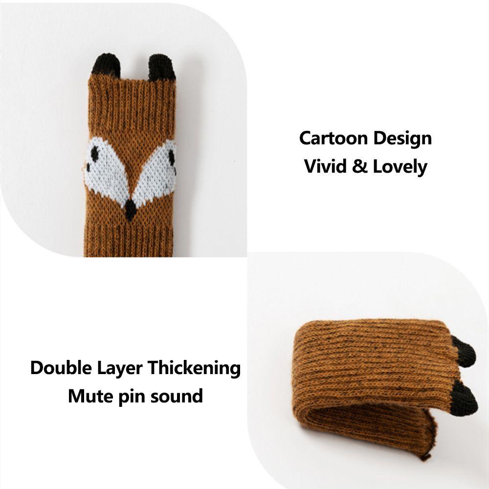 1 Vỏ Bọc Chân Ghế Dệt Kim Chống Trượt Bảo Vệ Sàn Nhà