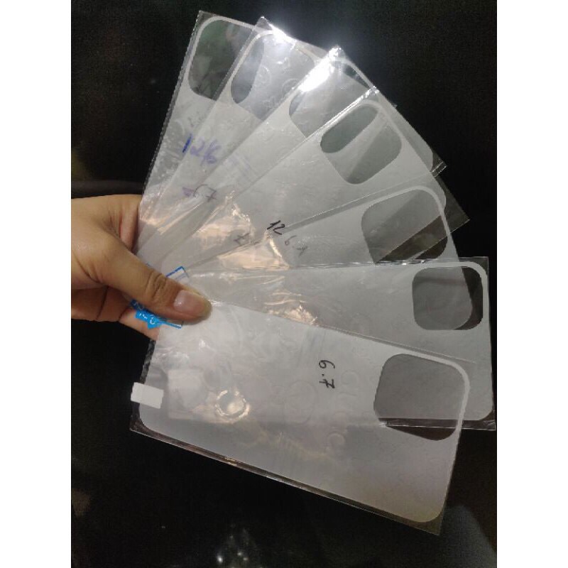Miếng dán dẻo PPF lưng trong hinh họa tiết LV GC VERSACE iPhone 7 8 / PLUS / X XS XR 11 12 13 MINI  / PRO / MAX siêu đẹp