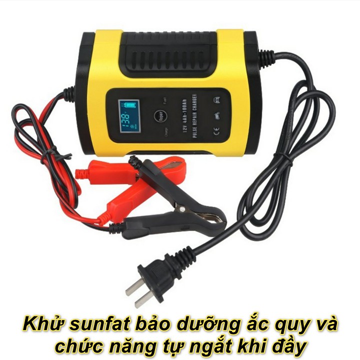 Bộ Nạp Bình Ắc Quy YellowPower - Home and Garden