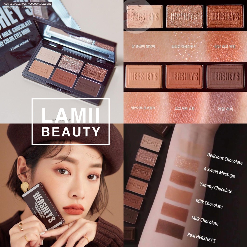 phấn mắt ETUDEHOUSE HERSHEY PLAY COLOR EYES MINI [ CÓ BILL ]