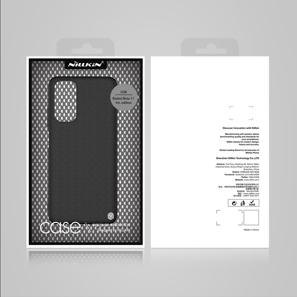 Ốp điện thoại NILLKIN sợi nylon nhẹ chống trượt chống sốc dành cho Xiaomi Redmi Note 11 Global 4G