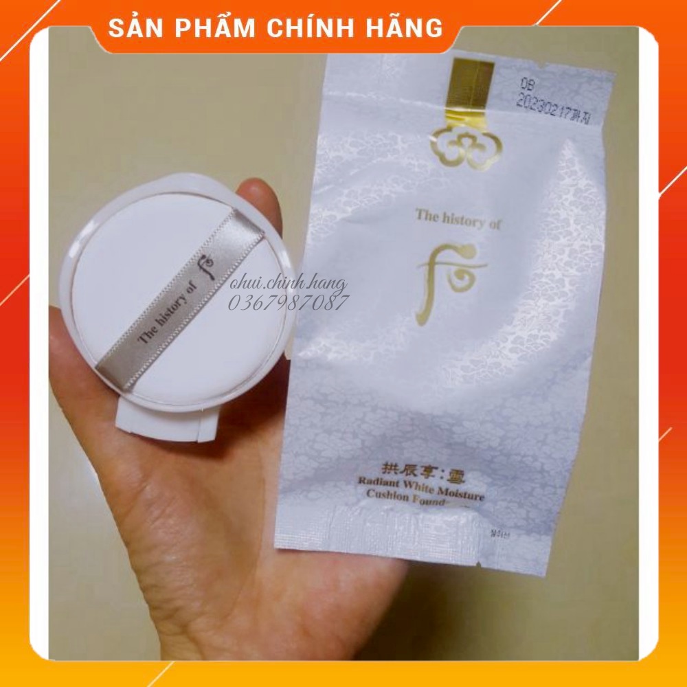 Lõi Phấn ướt #whoo Seol Whitening & Moisture Glow Cushion SPF50 PA+++ 13g_EBISU COSMETICS