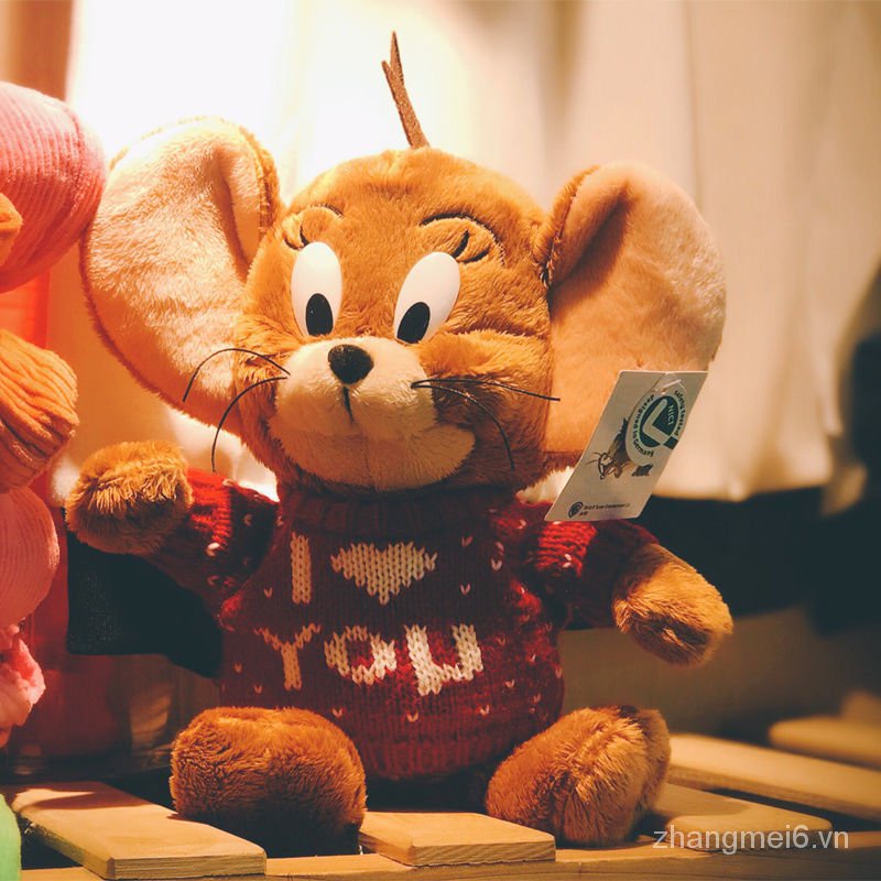 Spot wrapped the same day stuffed animal Tom and cute Jerry Mouse