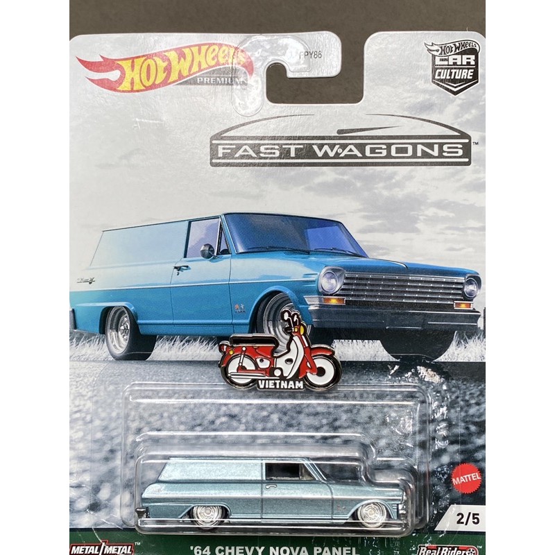 Xe mô hình Hot Wheels premium Fast wagon