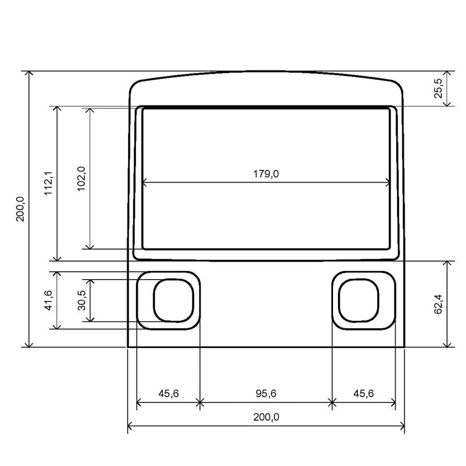 Mặt dưỡng 2Din Ford Escape