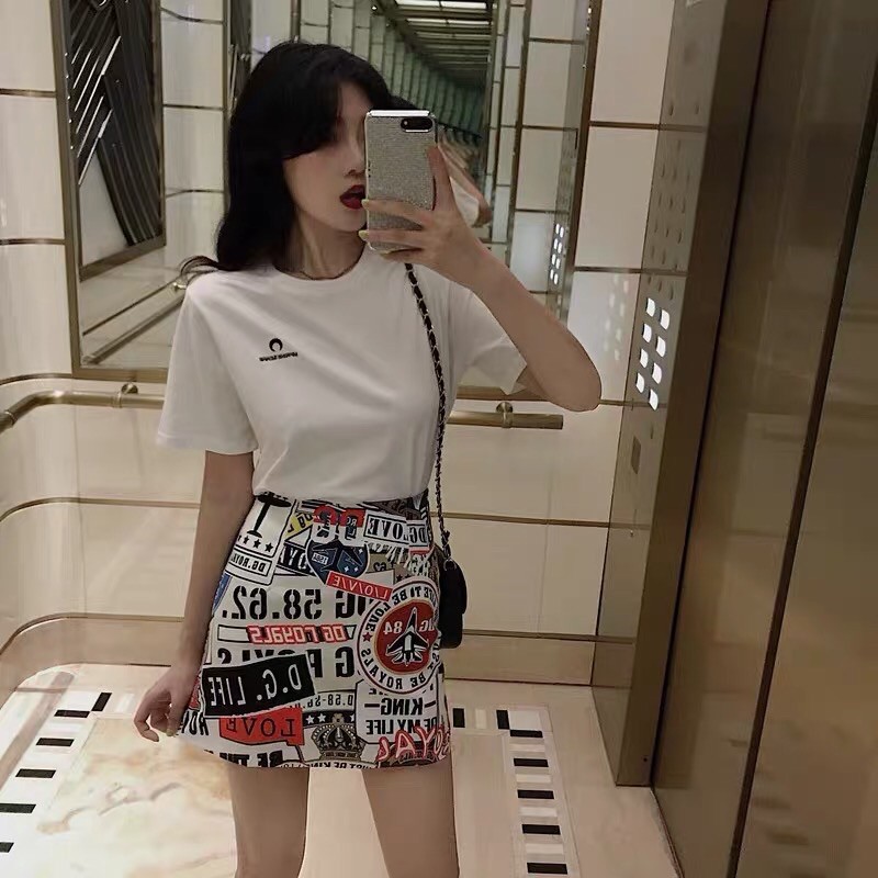 ODER sét áo phông chân váy, quần bò siêu năng động