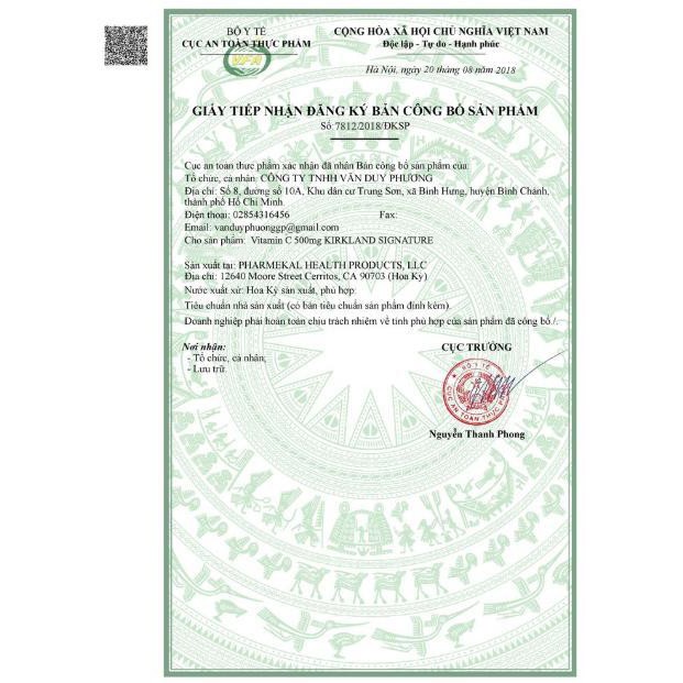 Kẹo Ngậm Bổ Sung Vitamin C 500mg KIRKLAND SIGNATURE | BigBuy360 - bigbuy360.vn