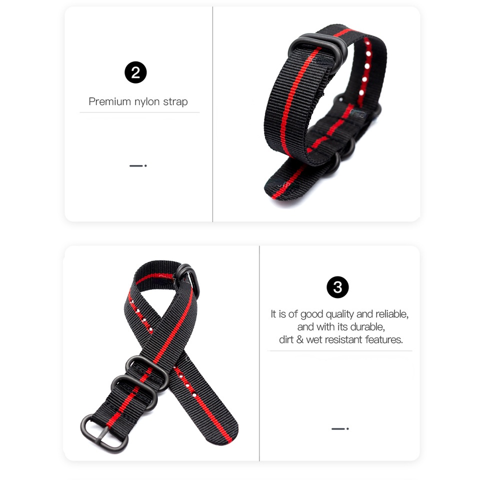 Dây Đeo Đồng Hồ 18mm 20mm 22mm 24mm Chất Lượng Cao