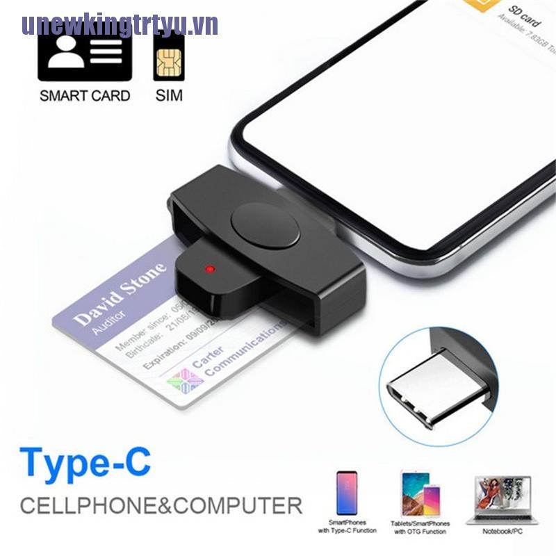 Đầu Đọc Thẻ Nhớ Thông Minh Cổng Usb Type C | BigBuy360 - bigbuy360.vn