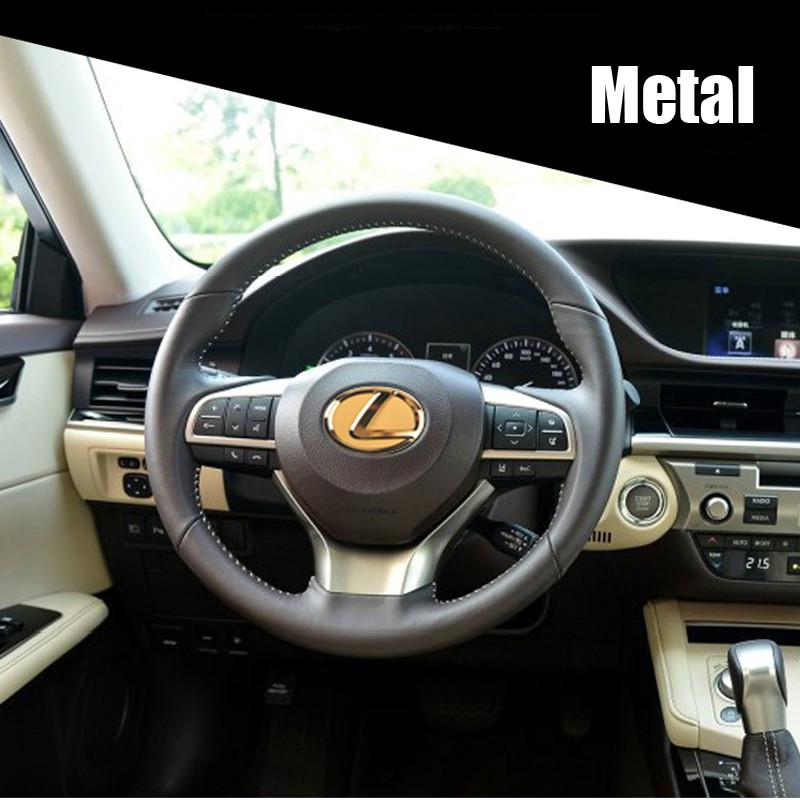 Miếng dán trang trí cho vô lăng ô tô Lexus Is250 Rx Is Rx350 Ct200H Gs Gs300 Is200 Lx470 Gx470 Ls430