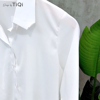 Áo sơ mi nữ vải lụa Chiffon Cao Cấp TiQi Jeans ASM