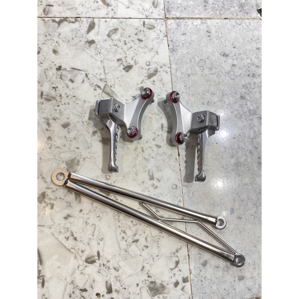 Bộ Gác Chân + Pát treo bô cnc mãlay dành cho ex150