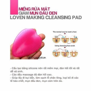 Miếng rửa mặt Loven making cleansing pad