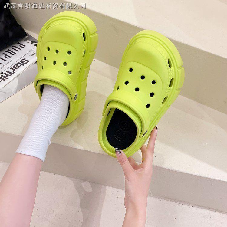 Dép bánh mì, Dép CROSS Đế độn 6cm LOẠI 1(tặng sticker 2d)