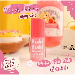 Gel sủi bọt tẩy da ch.ết cho môi unpa Bubi Bubi Bubble Lip Scrub