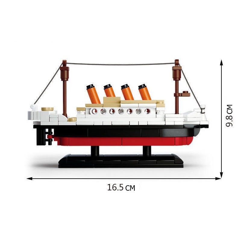 Đồ Chơi Lắp Ráp Mô Hình Tàu Titanic 3D Làm Quà Sinh Nhật Cho Bé 194 Khối - Đồ Chơi non-lego Sluban B0576